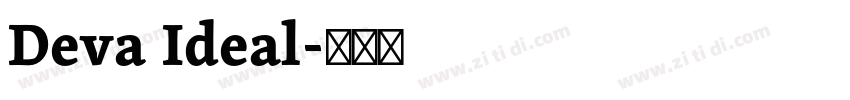 Deva Ideal字体转换 Deva Ideal字体转换